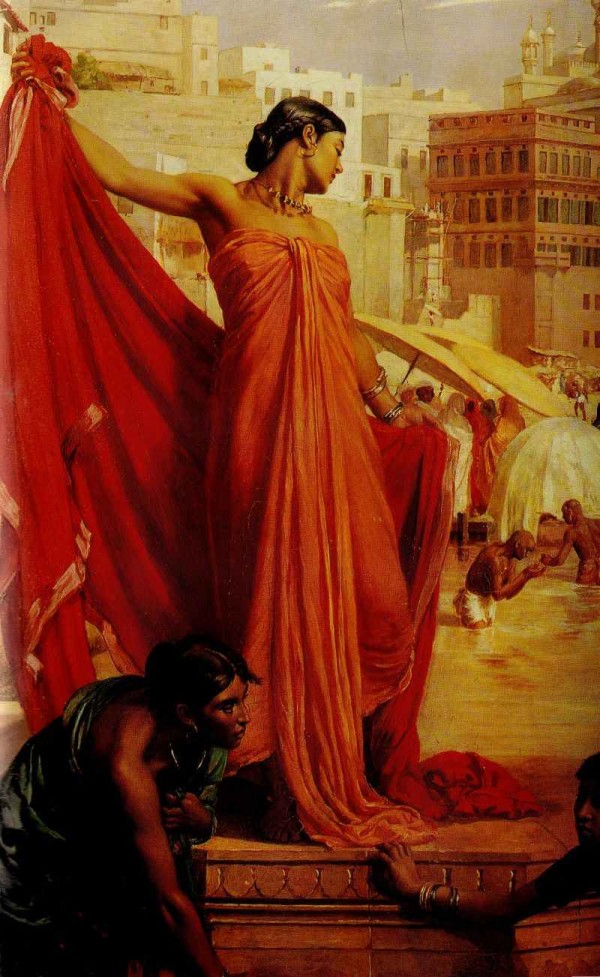 Bathing in the Ganges by Valentine Cameron Prinsep